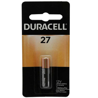 Duracell Security MN27-BPK A27 12V Alkaline Battery for Watches, Keyless Entries, and Electronics (MN27BPK) - 1 Piece Retail Card