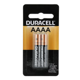 Duracell MX2500-B2 AAAA 1.5V Alkaline Batteries (MX2500B2) - 2 Piece Retail Card