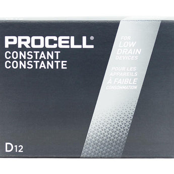 Duracell Procell PC1300 (72PK) D-cell 1.5V Alkaline Button Top Batteries (PC1300BKD) - Contractor Pack of 72 (6 x 12-Boxes)