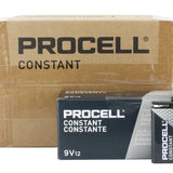 Duracell Procell PC1604 (72PK) 9V Alkaline Batteries with Snap Connectors (PC1604BKD) - Contractor Pack of 72 (6 x 12-Boxes)