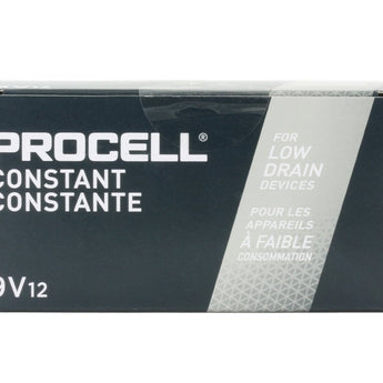 Duracell Procell PC1604 (72PK) 9V Alkaline Batteries with Snap Connectors (PC1604BKD) - Contractor Pack of 72 (6 x 12-Boxes)
