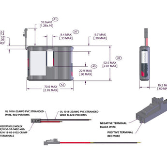 Duracell Procell Intense Door Lock 6V Alkaline Battery Pack - Replacement for Saflok Style B