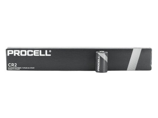 duracell procell cr2 12 count box with solo cell