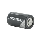 duracell procell angled positive terminal showing