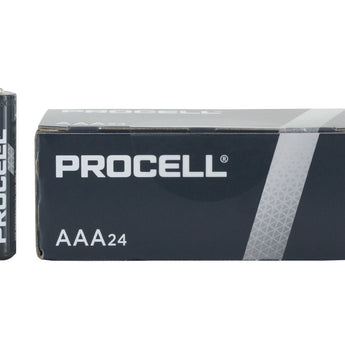 Duracell Procell PC2400 (24PK) AAA 1.5V Alkaline Button Top Batteries (PC2400BKD) - Box of 24