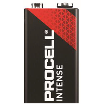 Duracell Procell Intense PX1604 9V Alkaline Battery with Snap Connectors - Priced Per Cell