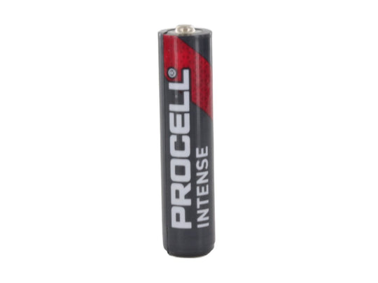 Duracell Procell Intense PX2400 AAA Vertical View of Front Jacket