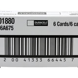 Duracell Duralock PX76A LR44 1.5V Alkaline Button Cell Battery - 1 Piece Retail Card