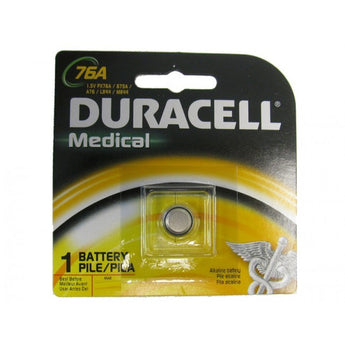 Duracell Duralock PX76A LR44 1.5V Alkaline Button Cell Battery - 1 Piece Retail Card