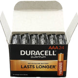 Duracell Quantum QU2400 AAA 1.5V Alkaline Button Top Battery - Contractor Pack - Priced Per Cell