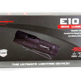 Powertac E10R Gen 4 Rechargeable LED Flashlight - 1200 Lumens - Includes 1 x 16340