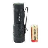 Powertac E10R Gen 4 Rechargeable LED Flashlight - 1200 Lumens - Includes 1 x 16340