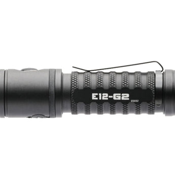 Powertac E12 Gen 2 Rechargeable LED Flashlight - 1300 Lumens - Includes 1 x 18650