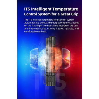 Klarus E2 Deep Pocket Carry USB-C Rechargeable LED Flashlight - CREE XHP35B HD - 1600 Lumens - Includes 1 x 18650