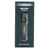 JETBeam E26 UV Kunai USB-C Rechargeable LED Flashlight - 2000 Lumens - Luminus SST40 - Uses Built-in 1700mAh Li-Poly Battery Pack - Military Grey, Military Green, Orange