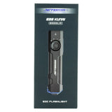 JETBeam E26 UV Kunai USB-C Rechargeable LED Flashlight - 2000 Lumens - Luminus SST40 - Uses Built-in 1700mAh Li-Poly Battery Pack - Military Grey, Military Green, Orange