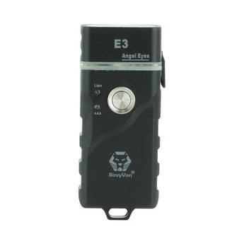 RovyVon E3 USB-C Rechargeable LED Flashlight - Luminus SST-20 - 700 Lumens - Multiple Configurations - Uses Built-in Li-Poly Battery Pack or 1 x AAA - Various Colors