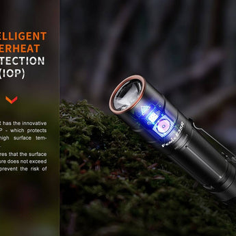 Fenix E35R USB-C Rechargeable LED Flashlight - Luminus SST70 - 3100 Lumens - Includes 1 x 21700