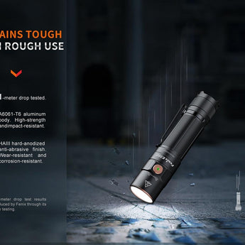 Fenix E35R USB-C Rechargeable LED Flashlight - Luminus SST70 - 3100 Lumens - Includes 1 x 21700