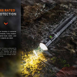 Fenix E35R USB-C Rechargeable LED Flashlight - Luminus SST70 - 3100 Lumens - Includes 1 x 21700