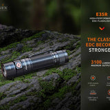 Fenix E35R USB-C Rechargeable LED Flashlight - Luminus SST70 - 3100 Lumens - Includes 1 x 21700