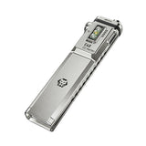 RovyVon Angel Eyes E40 USB-C Rechargeable EDC LED Flashlight - 3600 Lumens - 650nm Red Side Light - 365nm UV Side Light - Uses Built-in 3000mAh Li-ion Battery Pack - Choice of Color