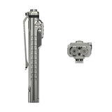 RovyVon Angel Eyes E40 USB-C Rechargeable EDC LED Flashlight - 3600 Lumens - 650nm Red Side Light - 365nm UV Side Light - Uses Built-in 3000mAh Li-ion Battery Pack - Choice of Color