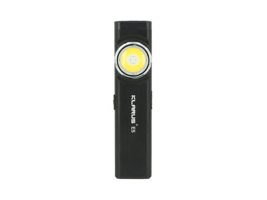 Black Klarus E5 - Front Facing Vertical View