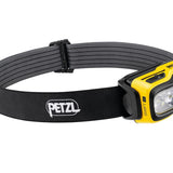 Petzl Swift RL LED Headlamp - 1100 Lumens - Includes 1 x USB-C Rechargeable 2350mAh Li-ion Battery - Black and Yellow