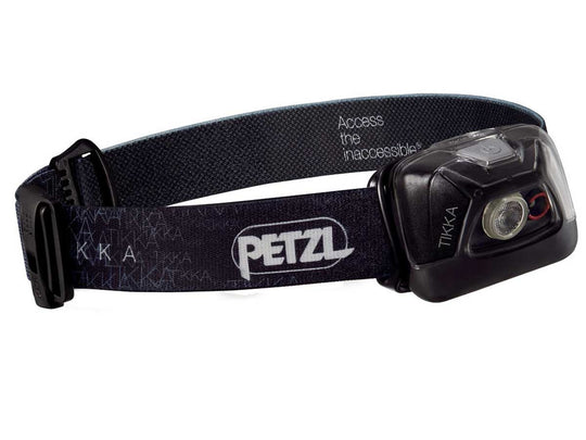 Petzl E93AAA TIKKA LED Headlamp - 200 Lumens - Includes 3 x AAA - Black