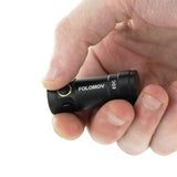 Folomov EDC-C2 LED Flashlight - CREE XT-E - 525 Lumens - Includes 1 x 3.7V 14300