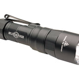 SureFire EDC1-DFT High-Candela Dual Fuel LED Flashlight - 650 Lumens - Includes 1 x 18350 - Black, Gray, or Tan