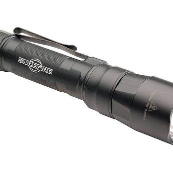 SureFire EDC2-DFT High-Candela Dual Fuel LED Flashlight - 700 Lumens - Includes 1 x 18650 - Black, Gray, or Tan