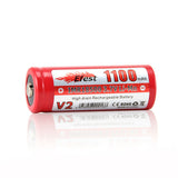 Efest 3163 IMR 18500 1100mAh 3.7V Unprotected Lithium Manganese (LiMn2O4) Button Top Battery - Boxed