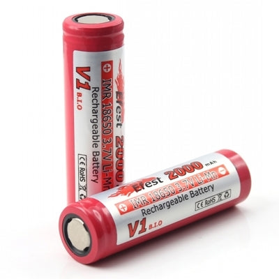 Efest 3164 IMR 18650 2000mAh 3.7V Unprotected Lithium Manganese (LiMn2O4) Flat Top Battery - Boxed