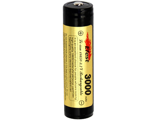 Efest 3690 18650 3000mAh 3.7V Protected Lithium Ion (Li-ion) Button Top Battery - Boxed