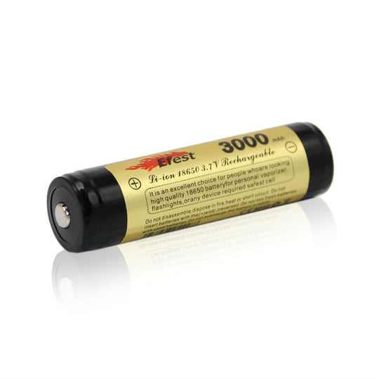 Efest 18650 2200mAh 3.7V Protected Lithium Ion (Li-ion) Button Top Battery - Boxed (3690-BUTTON)