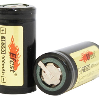 Efest 3857 18350 900mAh 3.7V Protected Lithium Ion (Li-ion) Flat Top Battery - Boxed