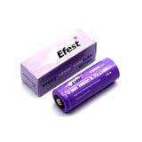 Efest 4082 IMR 18500 1000mAh 3.7V Unprotected Lithium Manganese (LiMn2O4) Button Battery - Boxed