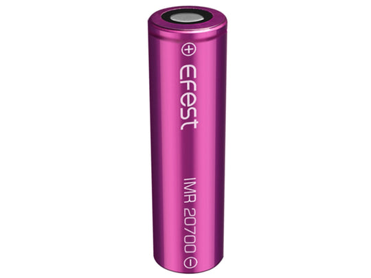 Efest 4544 IMR 20700 3000mAh 3.7V Unprotected Lithium Manganese (LiMn2O4) Flat Top Batteries - Boxed