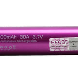 Efest 4551 IMR 20700 3100mAh 3.7V Unprotected High Drain 30A Lithium Manganese (LiMn2O4) Flat Top Battery - Boxed