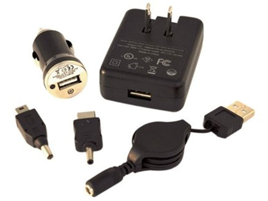 eGear Universal USB Wall and Car Converters - Black