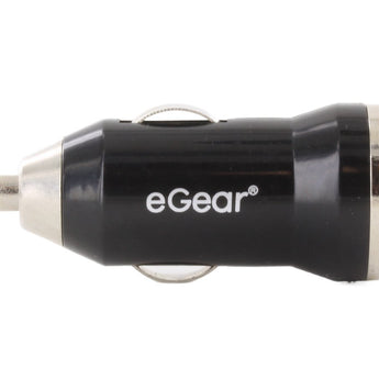 eGear 700mA USB Car Adapter - Black