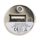 eGear 700mA USB Car Adapter - Black