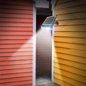 Wagan EL8567 In and Out Solar Wall Light - 1000 Lumens - Uses Built-in Li-ion Battery Pack