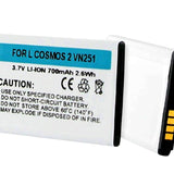 Empire BLI-1178-.7 700mAh 3.7V Replacement Lithium-Ion (Li-ion) Cell Phone Battery Pack for LG COSMOS 2 VN251