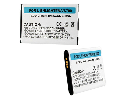 Empire BLI-1179-12 1200mAh 3.7V Replacement Lithium-Ion (Li-ion) Cell Phone Battery Pack for LG ENLIGHTEN / VS700