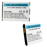 Empire BLI-1179-12 1200mAh 3.7V Replacement Lithium-Ion (Li-ion) Cell Phone Battery Pack for LG ENLIGHTEN / VS700