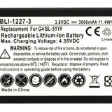 Empire BLI-1227-3 3000mAh 3.8V Lithium Ion (Li-ion) LG G4 Battery Replacement