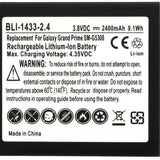 Empire BLI-1433-2.4 2400mAh 3.8V Lithium Ion (Li-ion) Smartphone Replacement Battery - Fits LG Volt 2, Samsung Galaxy Grand Prime, and Galaxy J3